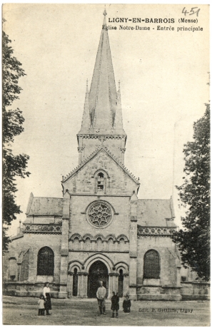 Ligny-en-Barrois (Meuse) - Eglise Notre-Dame - Entrée principale