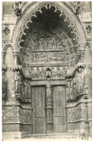Amiens - Cathédrale - Porche de la Vierge-Mère