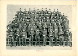 45e R.I.- Laon - mars 1908 - 7ème Compagnie