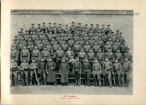 45e R.I.- Laon - mars 1908 - 10ème Compagnie