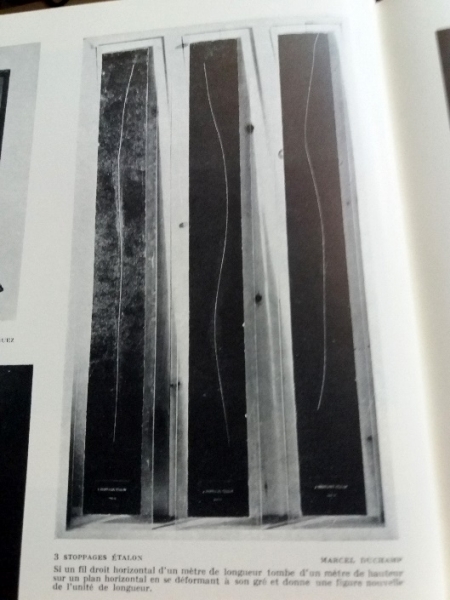 Fig. 15. Les 3 stoppages-étalon tels que reproduits dans Le Minotaure n° 10, 1937, p. 34.